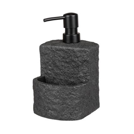 WENKO 54667100 - Dispenser di sapone FESTIVAL 10,5x18 cm nero