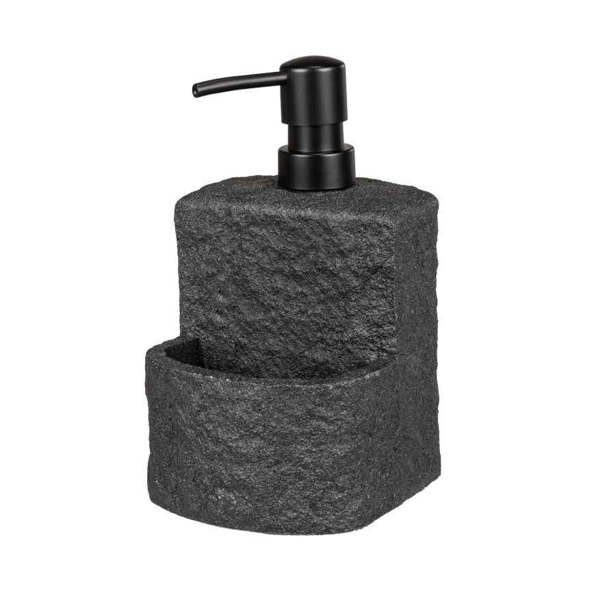 WENKO 54667100 - Dispenser di sapone FESTIVAL 10,5x18 cm nero