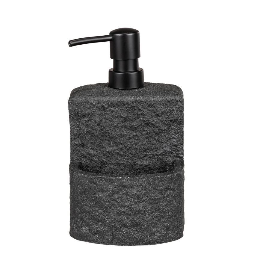 WENKO 54667100 - Dispenser di sapone FESTIVAL 10,5x18 cm nero