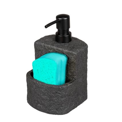 WENKO 54667100 - Dispenser di sapone FESTIVAL 10,5x18 cm nero