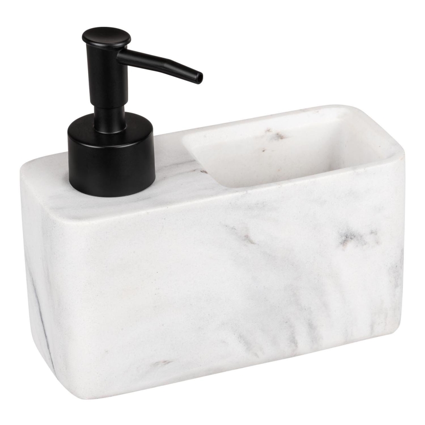 WENKO 54668100 - Dispenser per sapone RESA 14,5x14,3 cm bianco/nero