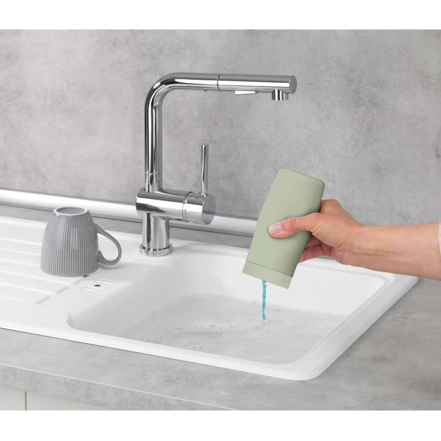 WENKO 54674100 - Dispenser EASY SQUEEZ-E 6x14 cm verde