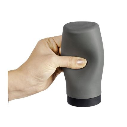WENKO 54680100 - Dispenser EASY SQUEEZ-E 6x14 cm grigio/nero