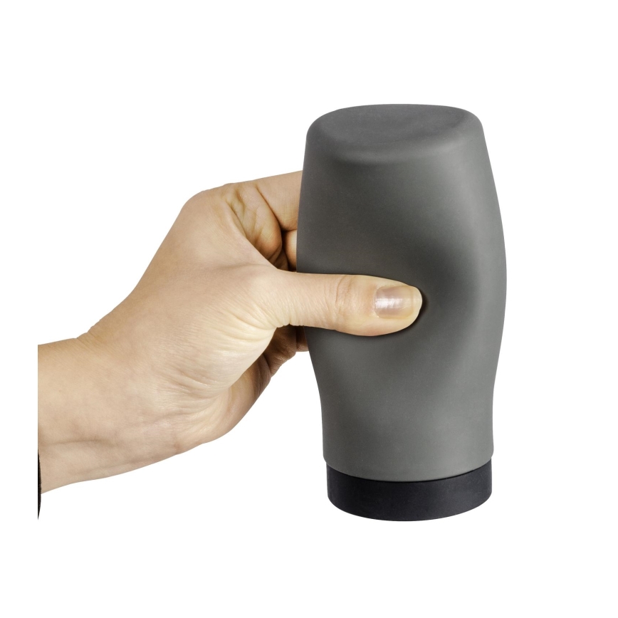 WENKO 54680100 - Dispenser EASY SQUEEZ-E 6x14 cm grigio/nero
