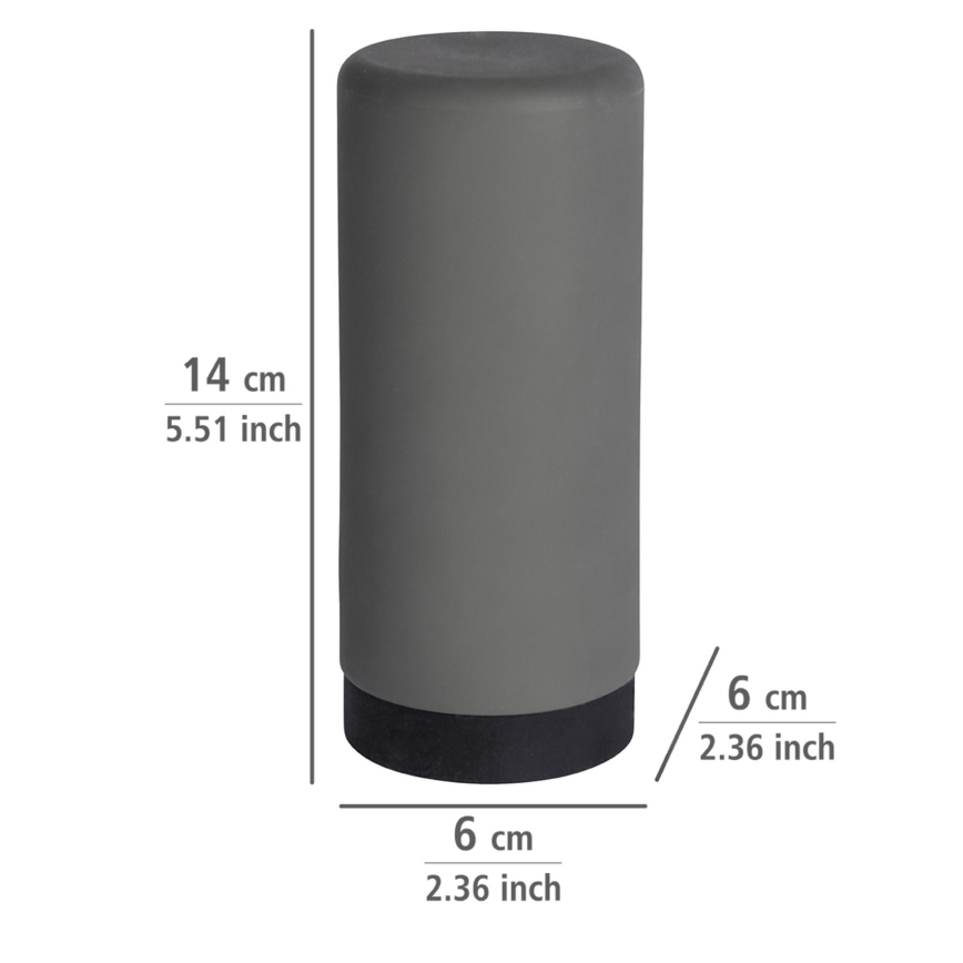 WENKO 54680100 - Dispenser EASY SQUEEZ-E 6x14 cm grigio/nero