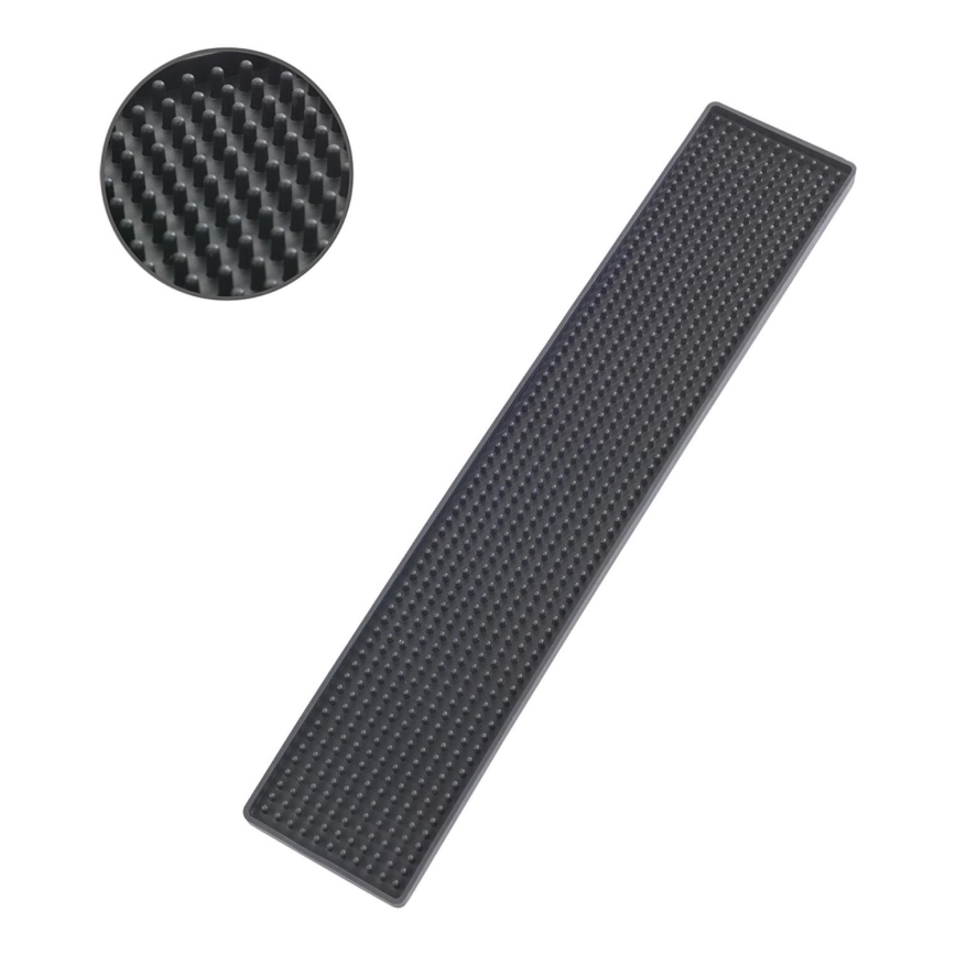 WENKO 54700100 - Vassoio raccogligocce 42x8 cm nero