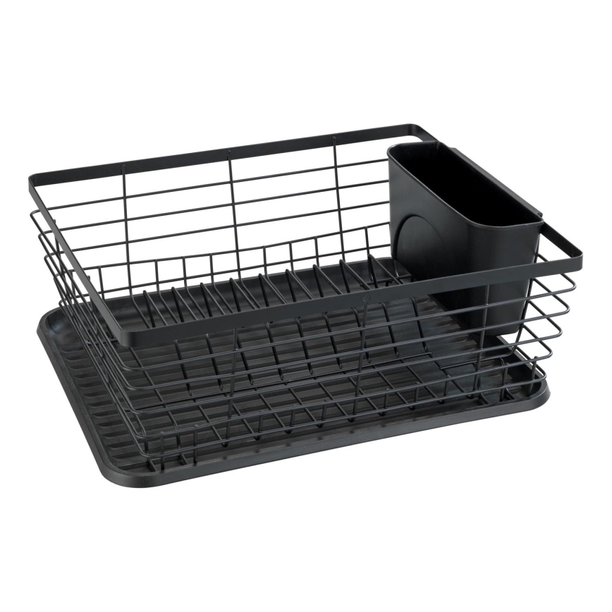 WENKO 54766100 - Scolapiatti BLACK OUTDOOR KITCHEN 36x30 cm nero/nero