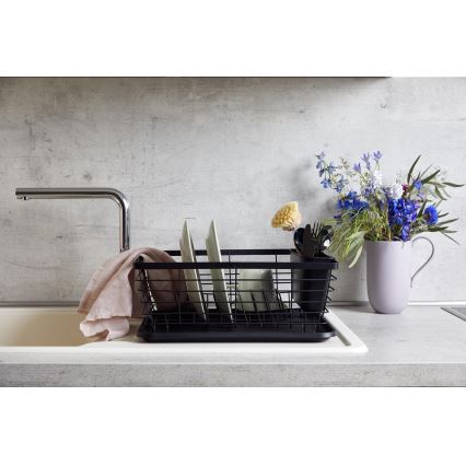 WENKO 54766100 - Scolapiatti BLACK OUTDOOR KITCHEN 36x30 cm nero/nero
