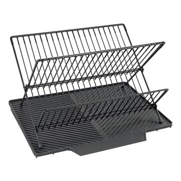 WENKO 54771100 - Scolapiatti NELIA 34x40 cm nero