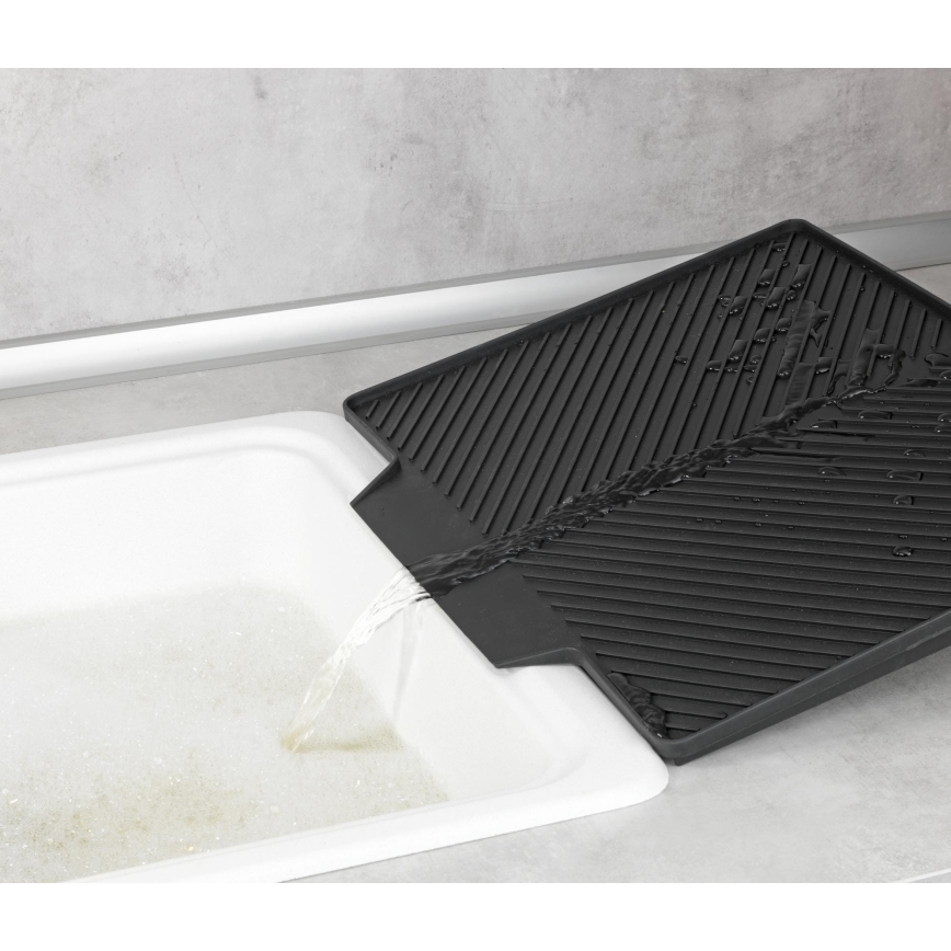 WENKO 54771100 - Scolapiatti NELIA 34x40 cm nero