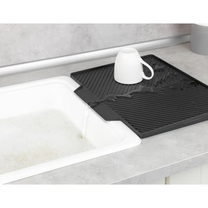 WENKO 54771100 - Scolapiatti NELIA 34x40 cm nero