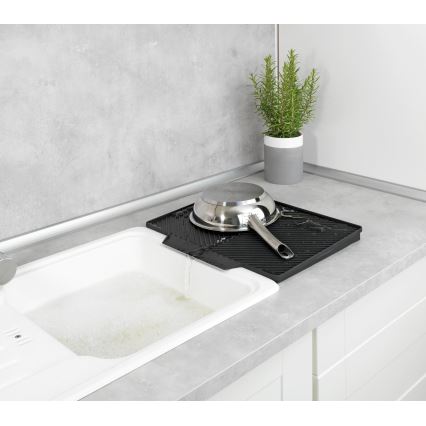 WENKO 54771100 - Scolapiatti NELIA 34x40 cm nero