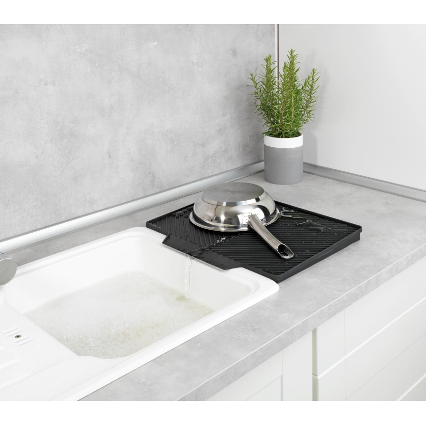 WENKO 54771100 - Scolapiatti NELIA 34x40 cm nero