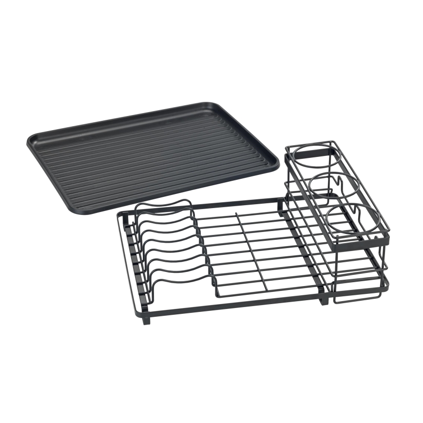 WENKO 54798100 - Scolapiatti AMY 42,5x31,5 cm nero