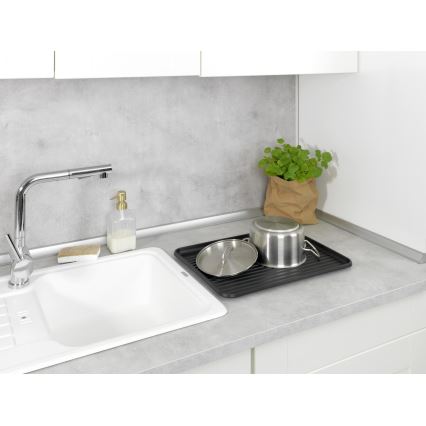 WENKO 54798100 - Scolapiatti AMY 42,5x31,5 cm nero