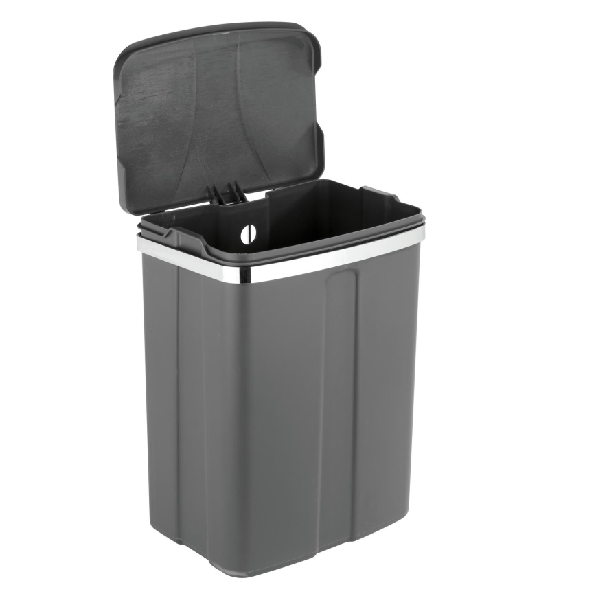 WENKO 54903100 - Cestino montabile sulla porta 26x36,5 cm grigio/argento