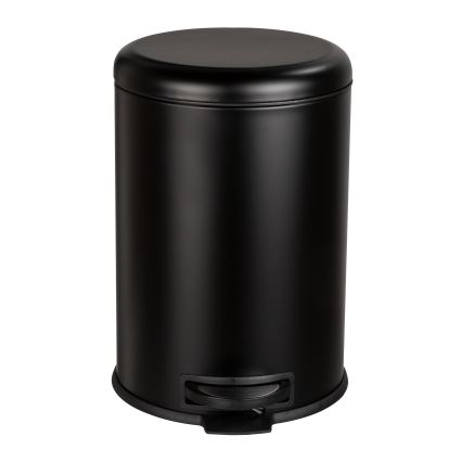 WENKO 54913100 - Cestino portarifiuti LEMAN 25x38 cm nero