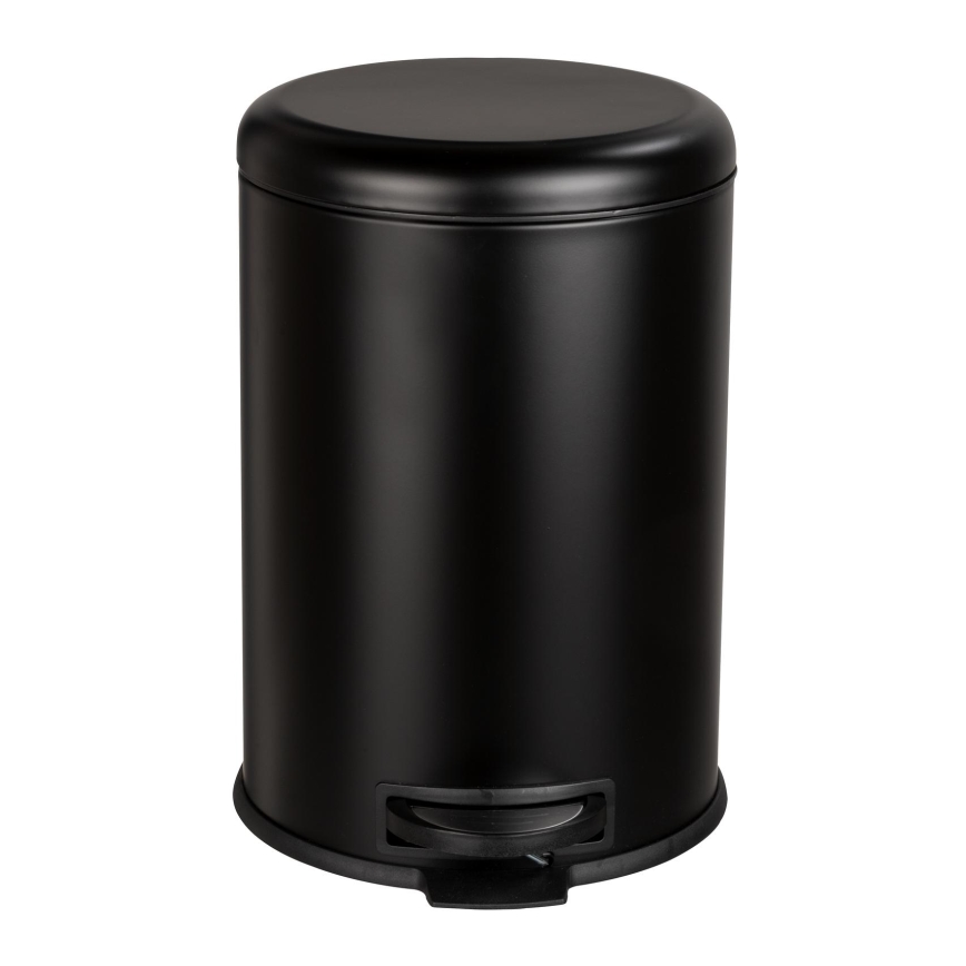 WENKO 54913100 - Cestino portarifiuti LEMAN 25x38 cm nero