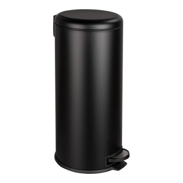 WENKO 54915100 - Cestino LEMAN 30,5x64 cm nero
