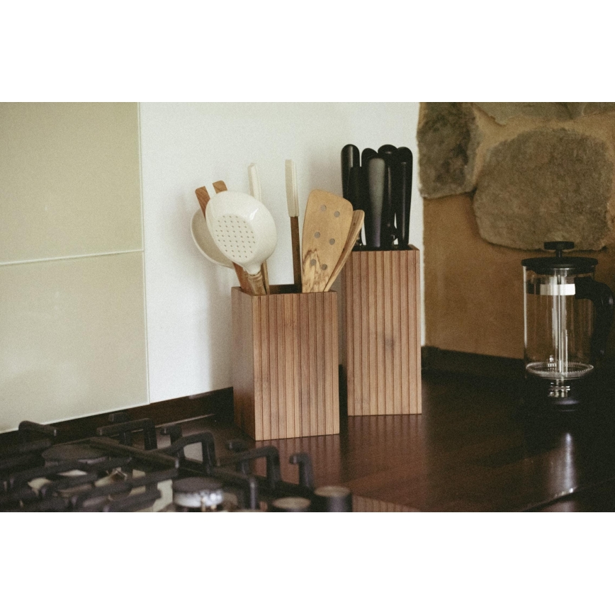 WENKO 54941100 - Set di utensili da cucina 3 pezzi 11x18 cm marrone