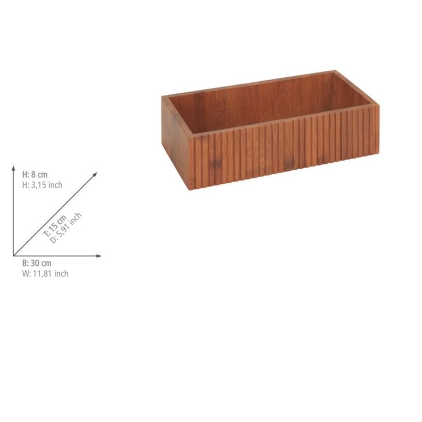 WENKO 54943100 - Box MERA 30x15 cm marrone