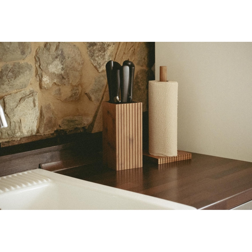 WENKO 54946100 - Portarotolo MERA 15x33 cm marrone