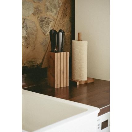 WENKO 54946100 - Portarotolo MERA 15x33 cm marrone