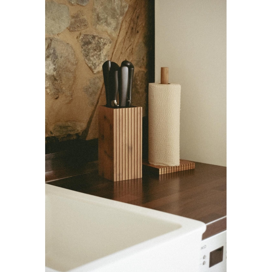 WENKO 54946100 - Portarotolo MERA 15x33 cm marrone