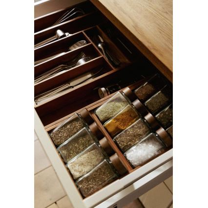 WENKO 54950100 - Portaspezie ANNI 38x20 cm marrone