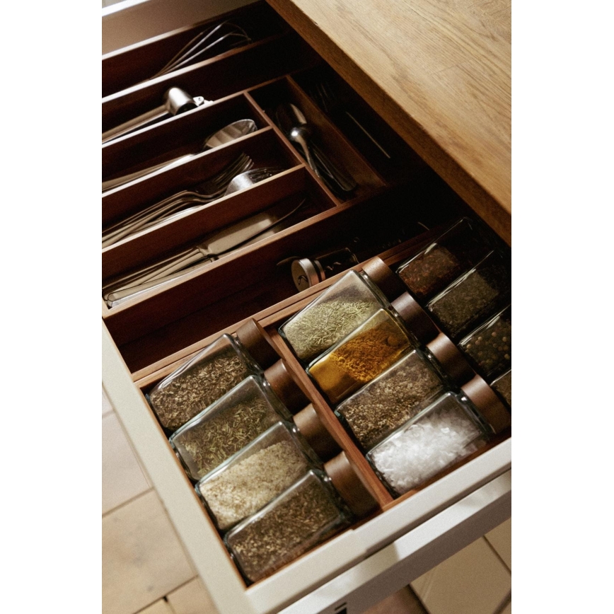 WENKO 54950100 - Portaspezie ANNI 38x20 cm marrone