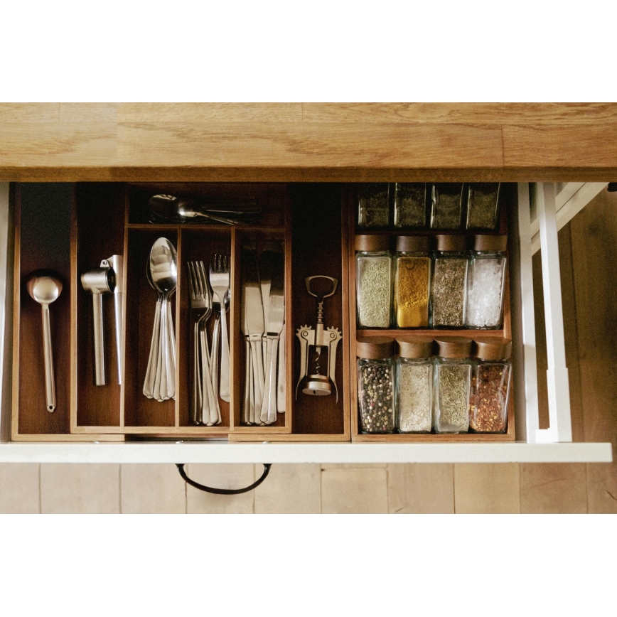 WENKO 54950100 - Portaspezie ANNI 38x20 cm marrone
