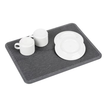 WENKO 54955100 - Tappetino assorbente DAMON 40x30 cm diatomite/grigio