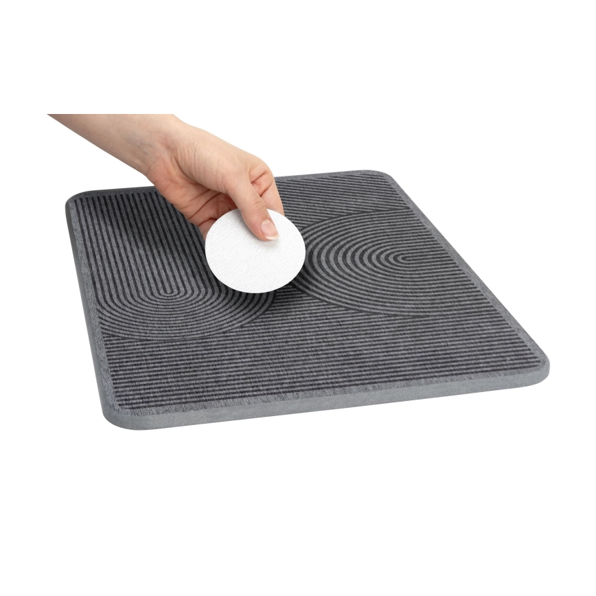 WENKO 54955100 - Tappetino assorbente DAMON 40x30 cm diatomite/grigio