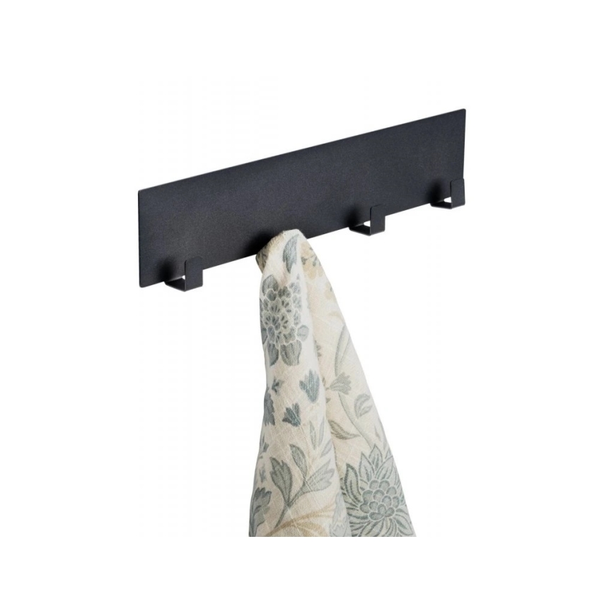 WENKO 55014100-Gancio BLACK OUTDOOR KITCHEN 30x6,5 cm nero