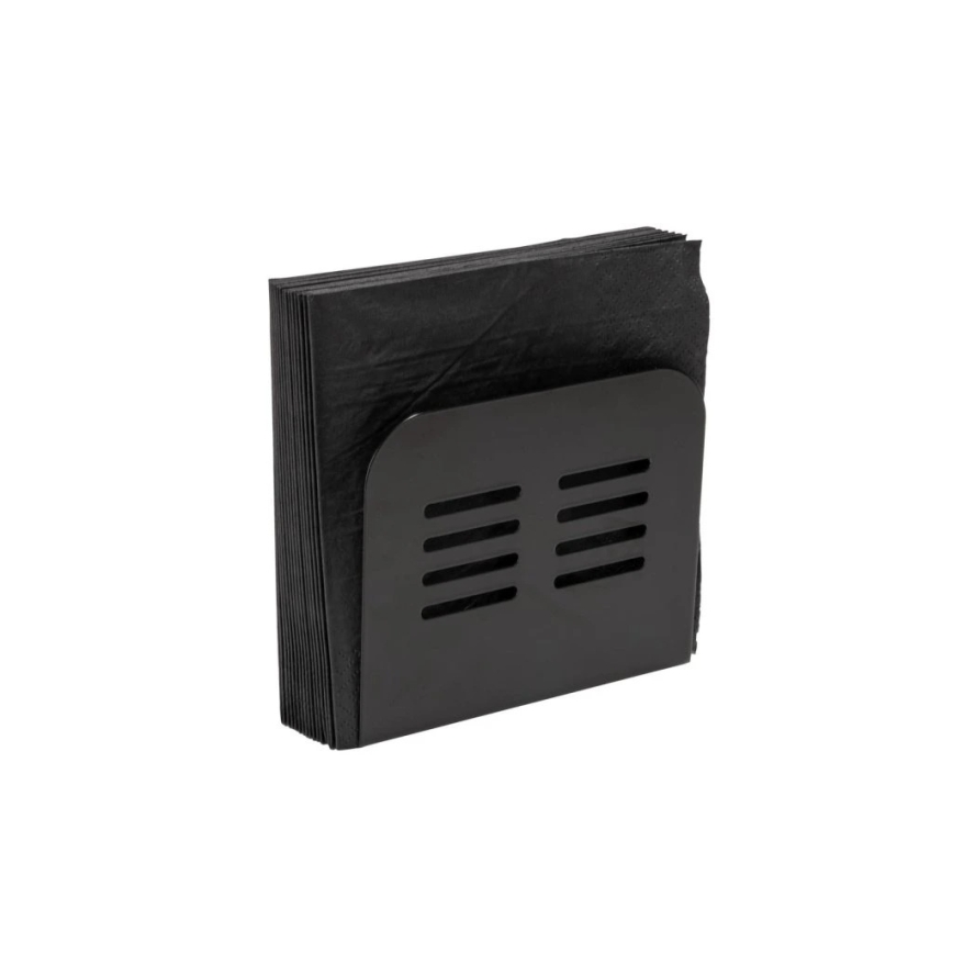 WENKO 55025100-Porta tovaglioli BLACK OUTDOOR KITCHEN 15x12,5 cm nero