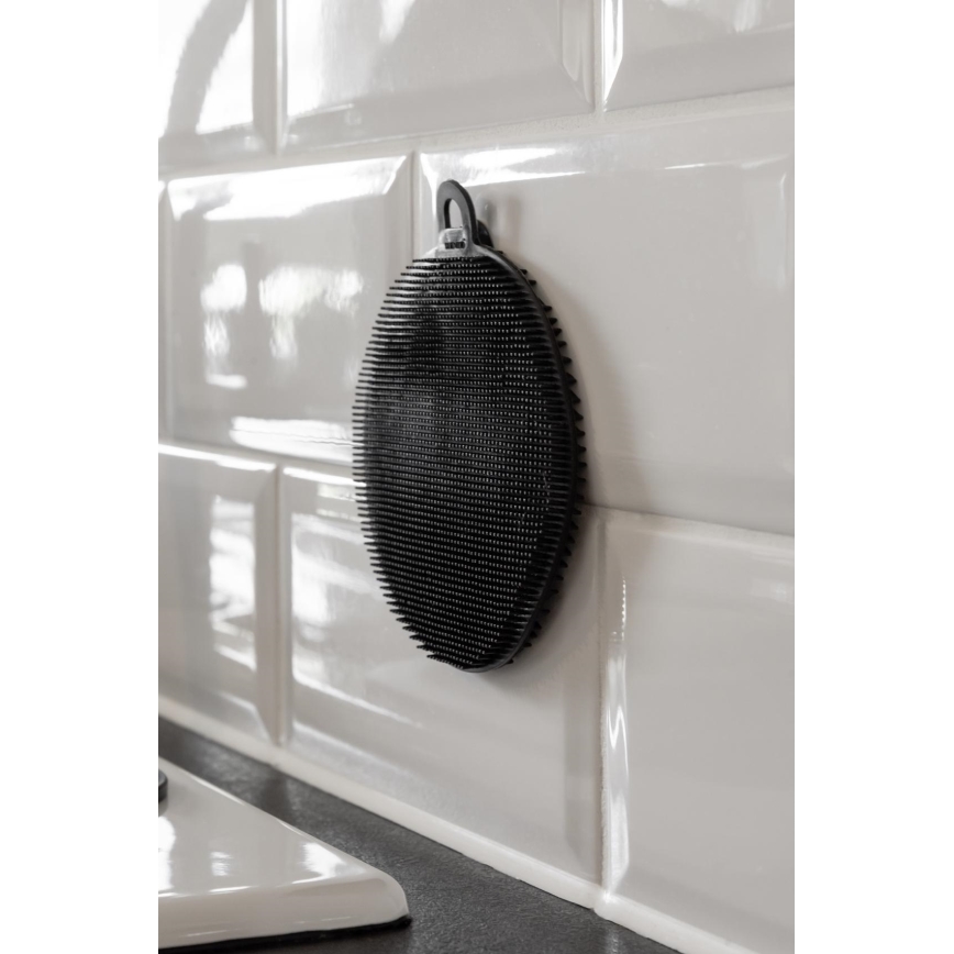 WENKO 55030100 - Spugna BLACK OUTDOOR KITCHEN 12x1,2 cm nera