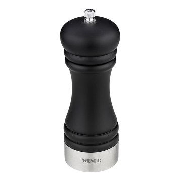 WENKO 55082100-Macina sale BLACK OUTDOOR KITCHEN 5x17,5 cm argento/nero/bianco