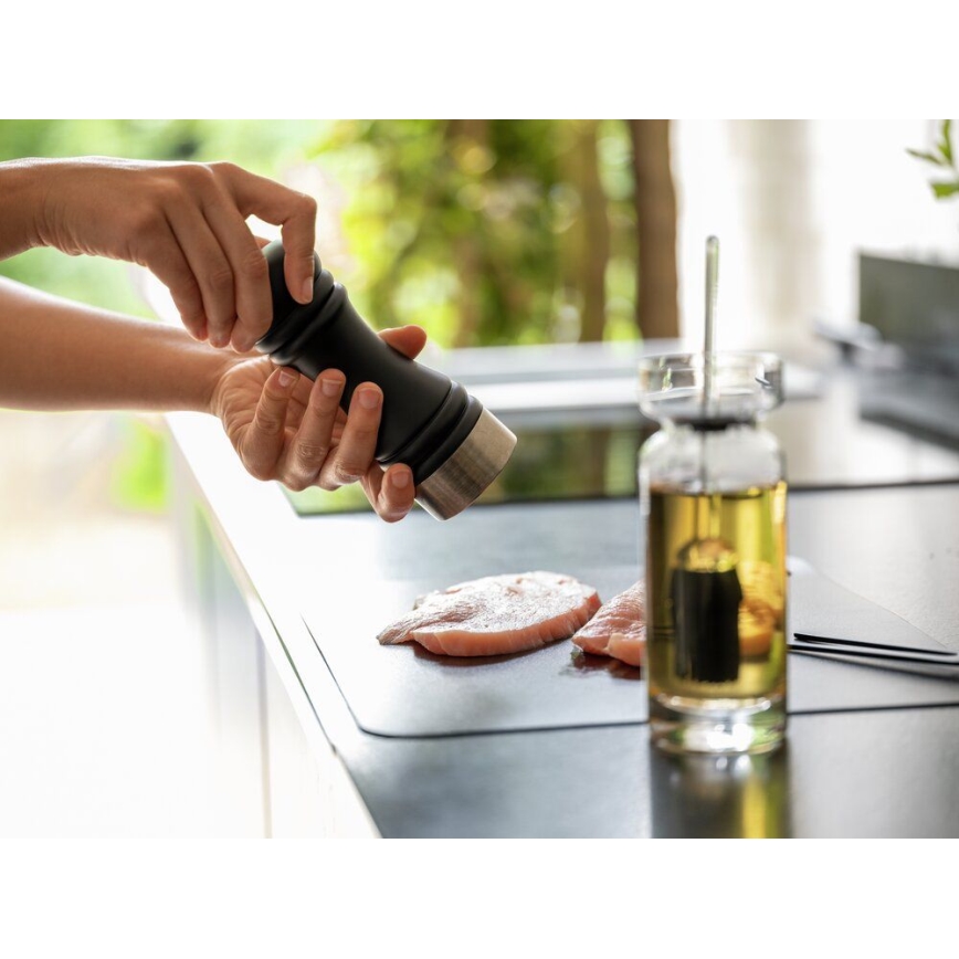 WENKO 55083100-Macina pepe BLACK OUTDOOR KITCHEN 5x17,5 cm nero/bianco