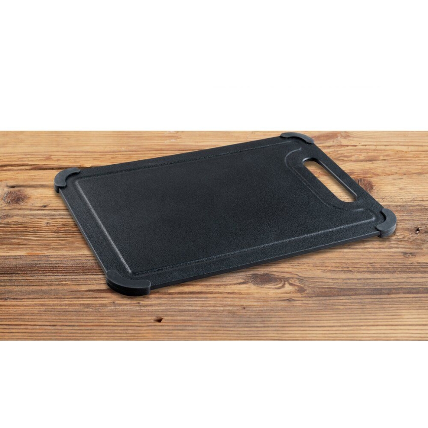 WENKO 55087100 - Tagliere BLACK OUTDOOR KITCHEN 30 x 20,5 cm nero