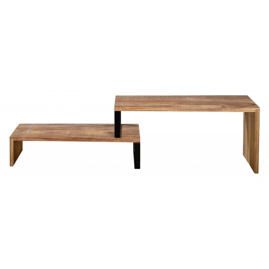 WENKO 55097100-Mensola BLACK OUTDOOR KITCHEN 36x16 cm marrone/nero
