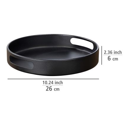 WENKO 55098100 - Vassoio BLACK OUTDOOR KITCHEN 26x6 cm nero