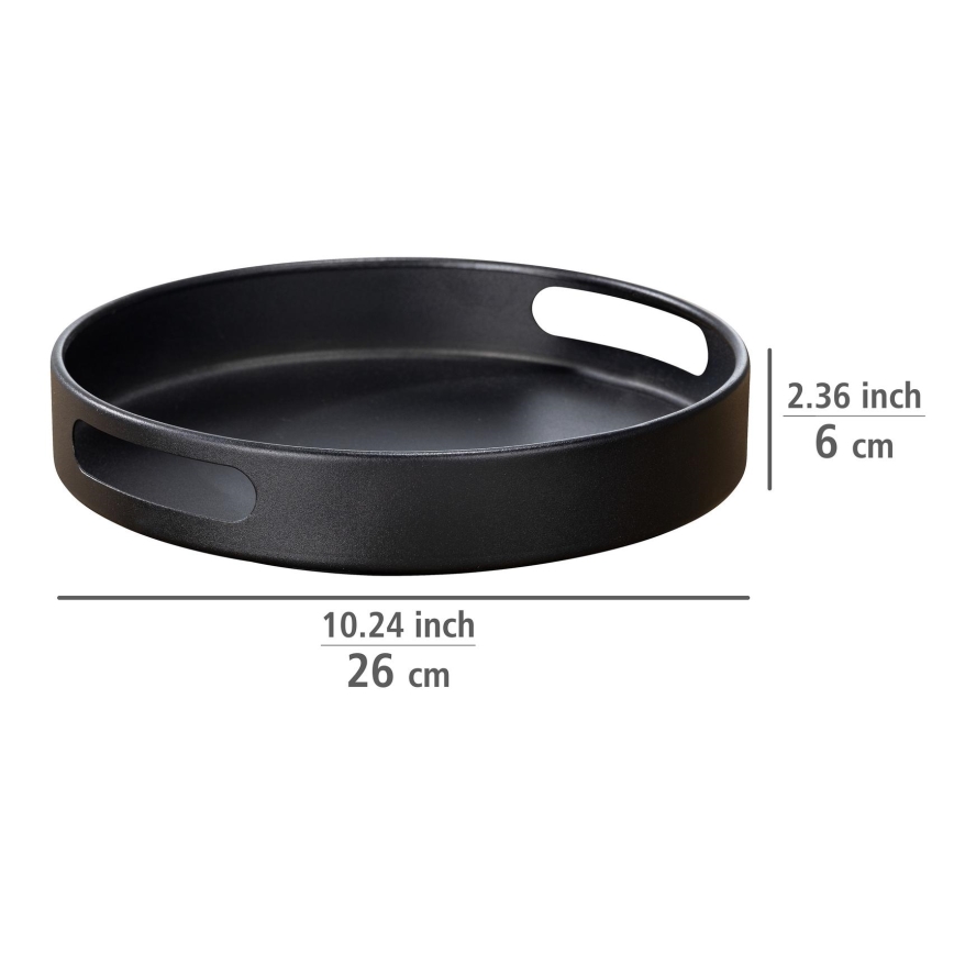 WENKO 55098100 - Vassoio BLACK OUTDOOR KITCHEN 26x6 cm nero
