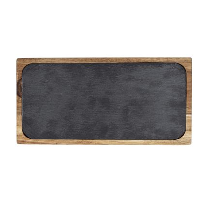 WENKO 55103100 - Tagliere BLACK OUTDOOR KITCHEN 30x15 cm marrone/grigio