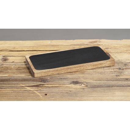 WENKO 55103100 - Tagliere BLACK OUTDOOR KITCHEN 30x15 cm marrone/grigio
