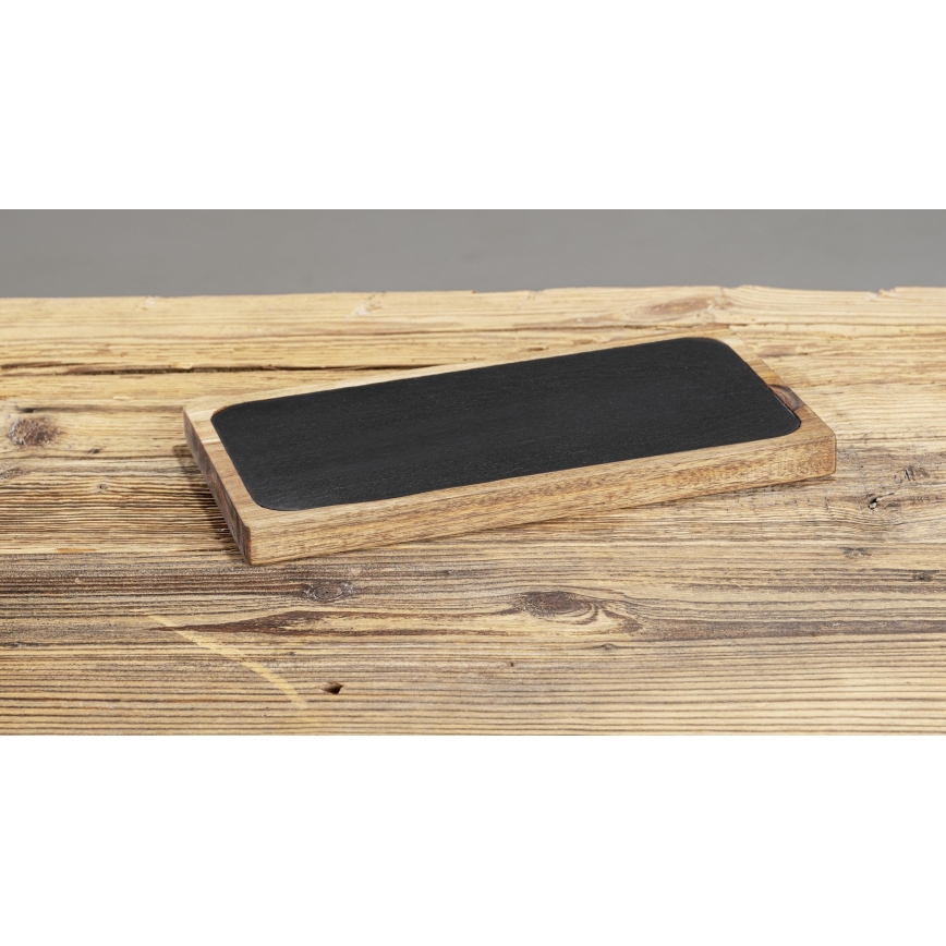 WENKO 55103100 - Tagliere BLACK OUTDOOR KITCHEN 30x15 cm marrone/grigio