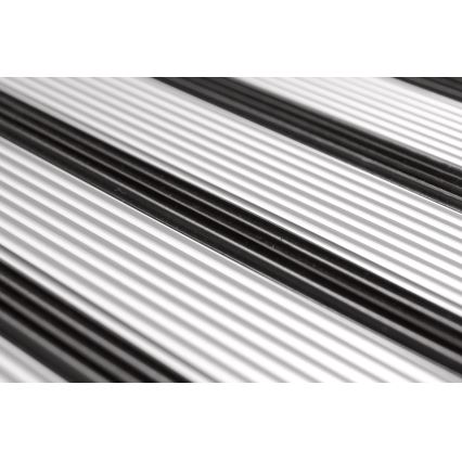 WENKO 601011100 - Scaletta ALU-DESIGN 44x101 cm argento/nero