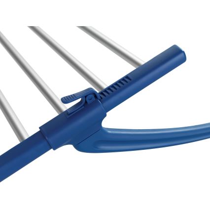 WENKO 63005800 - Stendibiancheria 37,5x21 cm acciaio inox/argento/blu