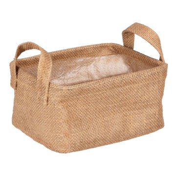 WENKO 64470100 - Cestino JUNA 20x15 cm marrone