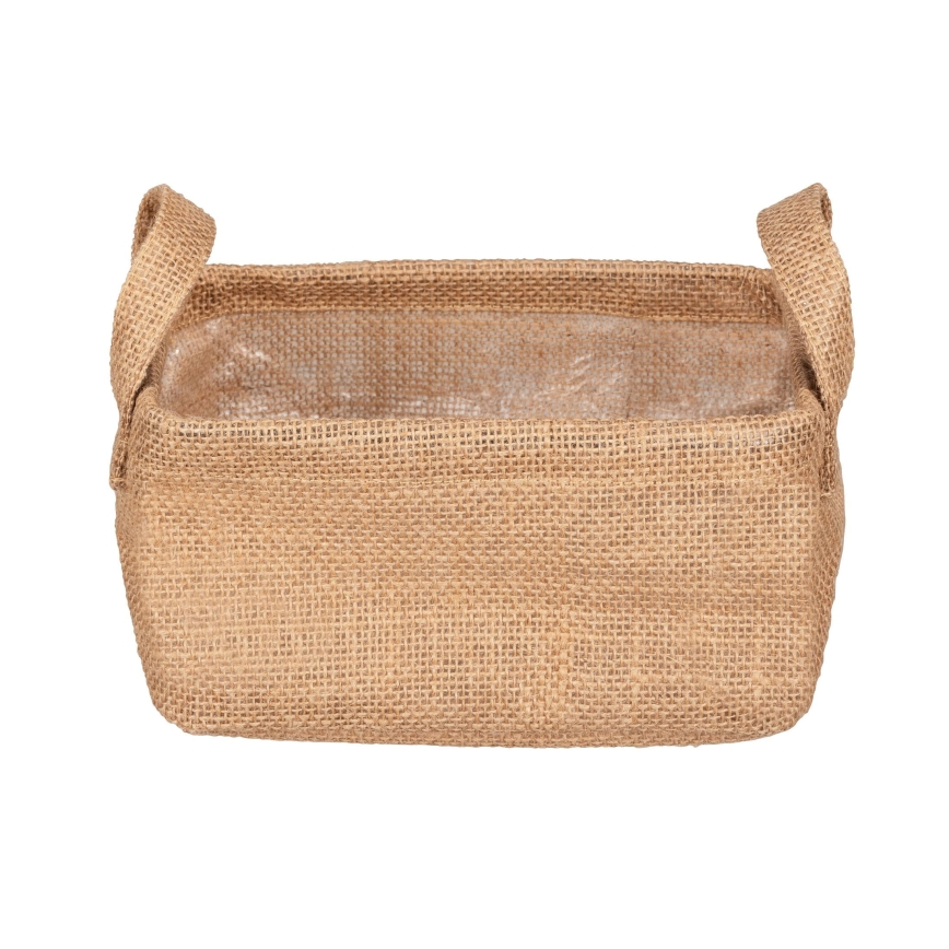 WENKO 64470100 - Cestino JUNA 20x15 cm marrone