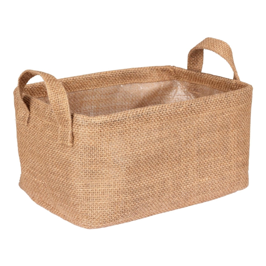 WENKO 64471100 - Cestino JUNA 24x17 cm marrone